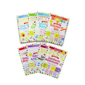 Süper Matematik - Etkinliklerle Matematik Öğreniyorum - 8 Kitap - Çocuk Gezegeni