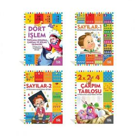 Süper Matematik Seti-4 Kitap Takım-Kolektif