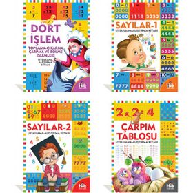 Süper Matematik Seti-4 Kitap Takım-Kolektif