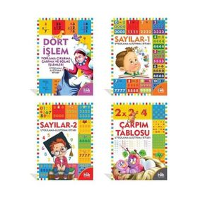 Süper Matematik Seti-4 Kitap Takım-Kolektif