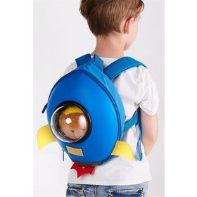 Supercute Rocket Mavi Sırt Çantası