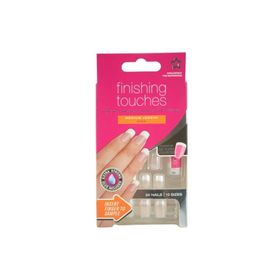 Superdrug 24 Parça Pembe French Uzun Takma Tırnak
