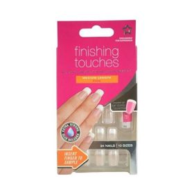 Superdrug 24 Parça Pembe French Uzun Takma Tırnak