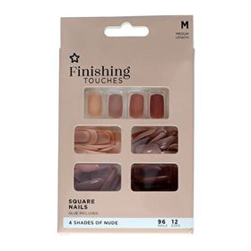 Superdrug Finishing Touches Nude Takma Tırnak