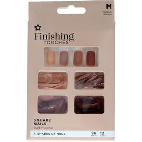 Superdrug Finishing Touches Nude Takma Tırnak
