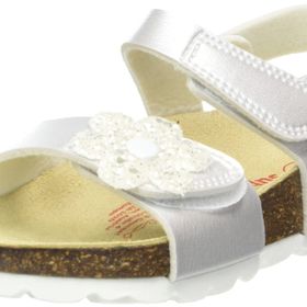 Superfit 000118-1000 Gümüş Kız Çocuk Mantar Sandalet