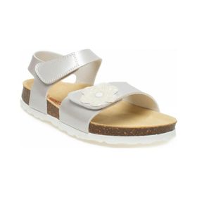 Superfit 000118-1000 Gümüş Kız Çocuk Mantar Sandalet