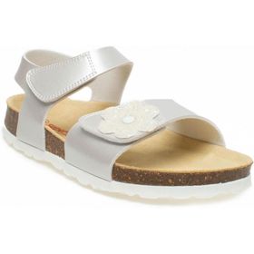 Superfit 000118-1000 Gümüş Kız Çocuk Mantar Sandalet