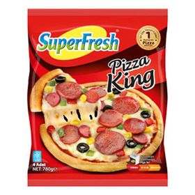 SuperFresh King Eko 780 gr 4'lü Pizza