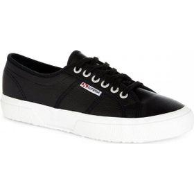 Superga 2750 Tumbled Leather Siyah Kadın Ayakkabı
