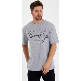 Superlife SPR22TS110 Erkek Bisiklet Yaka Oversize Fit Tişort
