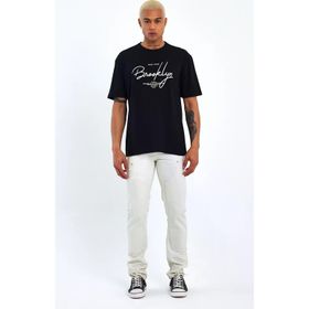 Superlife SPR22TS110 Erkek Bisiklet Yaka Oversize Fit Tişort