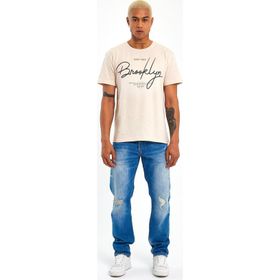 Superlife SPR22TS110 Erkek Bisiklet Yaka Oversize Fit Tişort