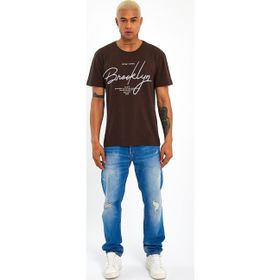 Superlife SPR22TS110 Erkek Bisiklet Yaka Oversize Fit Tişort