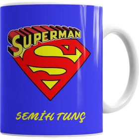 Superman Baskılı Seramik Kupa Bardak