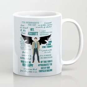 Supernatural Castiel Kupa Bardak