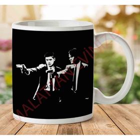 Supernatural Fiction Pulp Fiction Mashup Baskılı Kupa