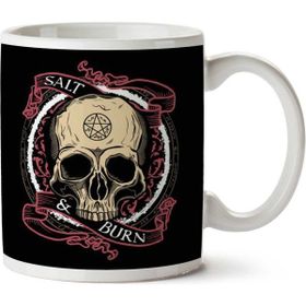 Supernatural Salt And Burn Skull Baskılı Kupa