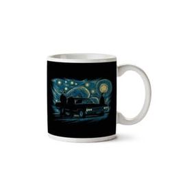 Supernatural Van Gogh Inspired Art Night Scene Baskılı Kupa