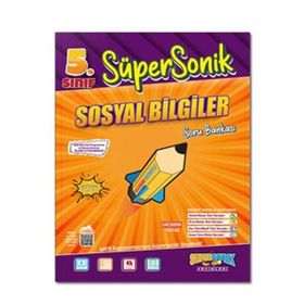 Süpersonik Yayınları - 5. Sınıf Süpersonik Sosyal Bilgiler Soru Bankası