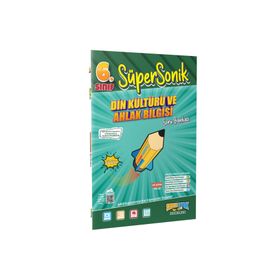 Süpersonik Yayınları - 6. Sınıf Din Kültürü ve Ahlak Bilgisi Soru Bankası