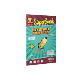 Süpersonik Yayınları - 7. Sınıf Din Kültürü ve Ahlak Bilgisi Soru Bankası