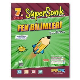 Süpersonik Yayınları - 7. Sınıf Süpersonik Fen Bilimleri Soru Bankası