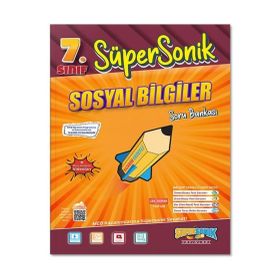 Süpersonik Yayınları - 7. Sınıf Süpersonik Sosyal Bilgiler Soru Bankası