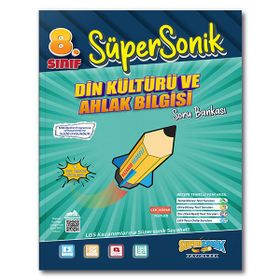 Süpersonik Yayınları - 8. Sınıf Din Kültürü ve Ahlak Bilgisi Soru Bankası