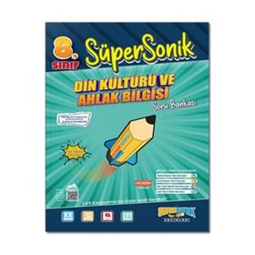 Süpersonik Yayınları - 8. Sınıf Din Kültürü ve Ahlak Bilgisi Soru Bankası