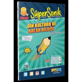 Süpersonik Yayınları - 8. Sınıf Din Kültürü ve Ahlak Bilgisi Soru Bankası