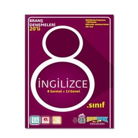 Süpersonık Yayınları - 8. Sınıf İngilizce Branş Denemeleri