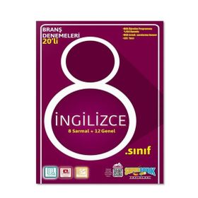 Süpersonık Yayınları - 8. Sınıf İngilizce Branş Denemeleri