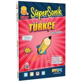 Süpersonik Yayınları - 8. Sınıf Süpersonik Türkçe Soru Bankası