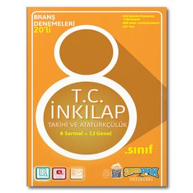 Süpersonık Yayınları - 8. Sınıf T.C İnkılap Tarihi ve Atatürkçülük Branş Denemeleri