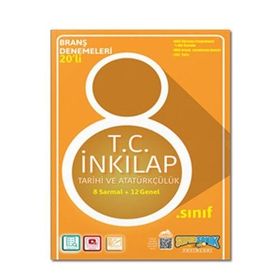 Süpersonık Yayınları - 8. Sınıf T.C İnkılap Tarihi ve Atatürkçülük Branş Denemeleri