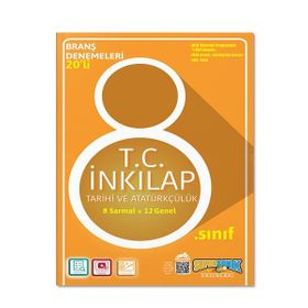 Süpersonık Yayınları - 8. Sınıf T.C İnkılap Tarihi ve Atatürkçülük Branş Denemeleri