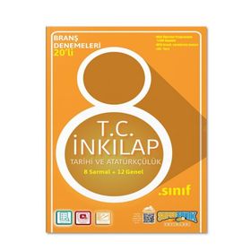 Süpersonık Yayınları - 8. Sınıf T.C İnkılap Tarihi ve Atatürkçülük Branş Denemeleri