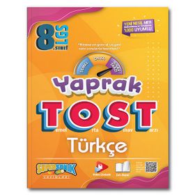 Süpersonık Yayınları - 8. Sınıf Türkçe Yaprak Tost