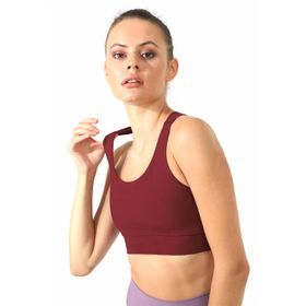 Superstacy Beyaz Cross Strap Kadın Spor Büstiyer