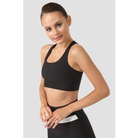 Superstacy Cross Strap Siyah Spor Büstiyer