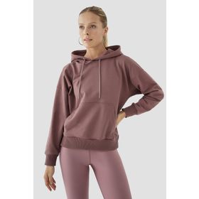 Superstacy Fiona Oversize Cepli Koyu Gül Hoodie