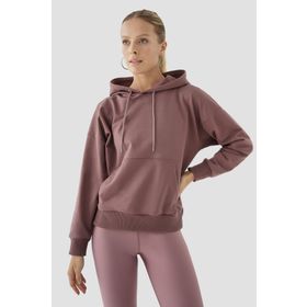 Superstacy Fiona Oversize Cepli Koyu Gül Hoodie