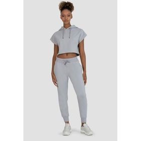 Superstacy Lexa Havuç Kesim Gri Jogger