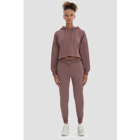Superstacy Lexa Havuç Kesim Koyu Gül Jogger