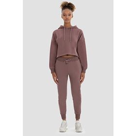 Superstacy Lexa Havuç Kesim Koyu Gül Jogger