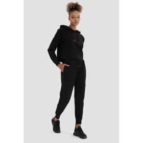 Superstacy Lexa Havuç Kesim Siyah Jogger