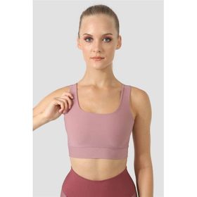 Superstacy Square Neck Gül Spor Büstiyer