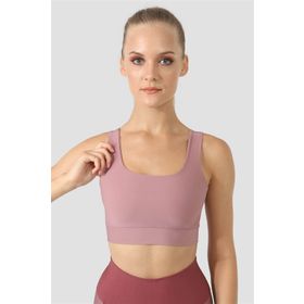 Superstacy Square Neck Gül Spor Büstiyer