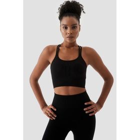 Superstacy SS-3209 Kate Dikişsiz Siyah Spor Bralet